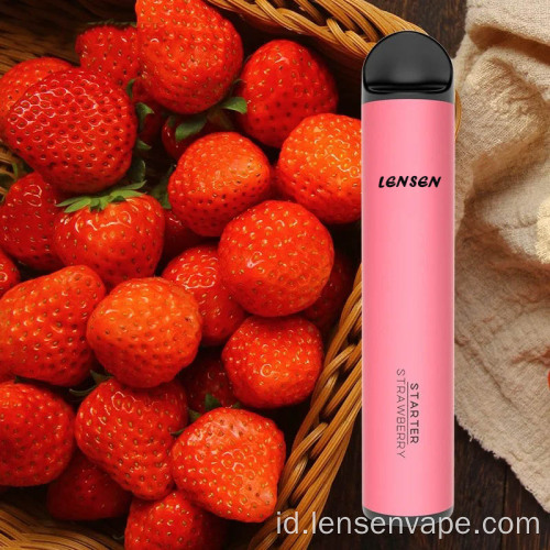 Baterai 650mAh yang disesuaikan 1000PUFFS POD VAPE DISAGA